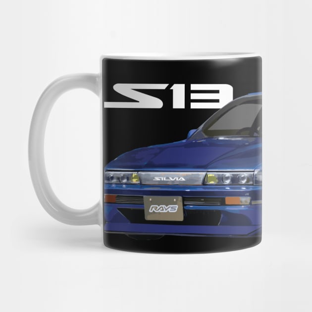 S13 240SX Nissan Silvia Star Sapphire Blue by cowtown_cowboy